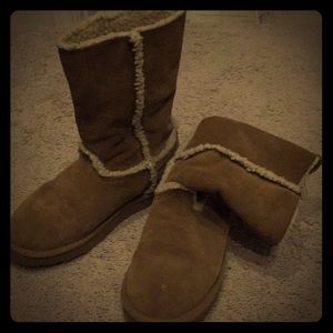 Winter sheep wool boots
